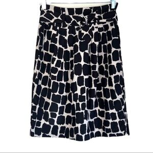 Banana Republic Silk Skirt Belted Paper Bag Size 2